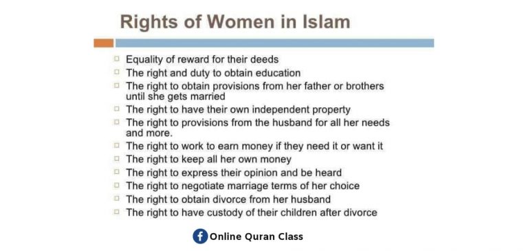 Rights Of Women In Islam – Quran Classes